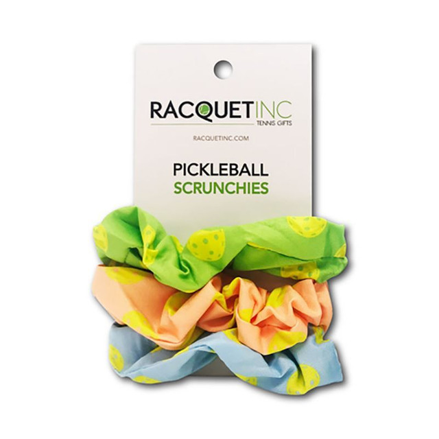 Racquet Inc Pickleball Scrunchies - Pink/Blue/Green