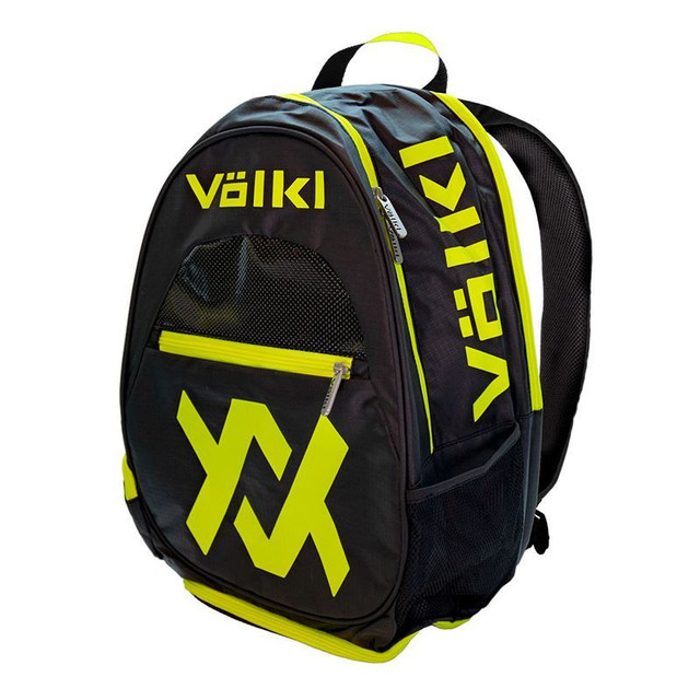 Volkl Tour Tennis Backpack - Black/Neon Yellow