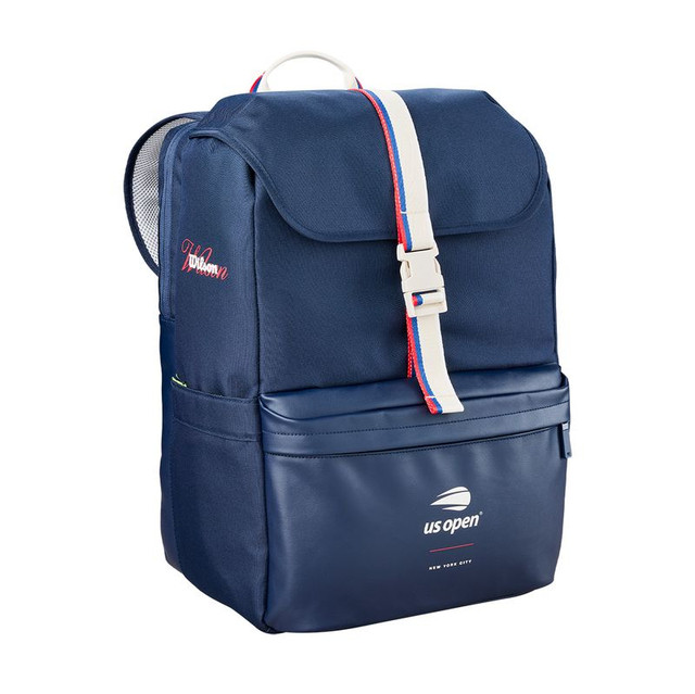Wilson US Open Backpack Tennis Bag - White/Navy