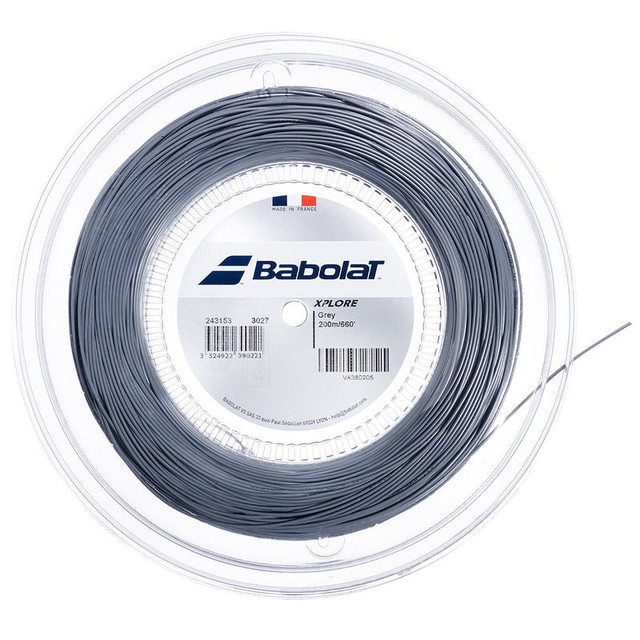 Babolat XPLORE 16G Grey/Aero Tennis String REEL
