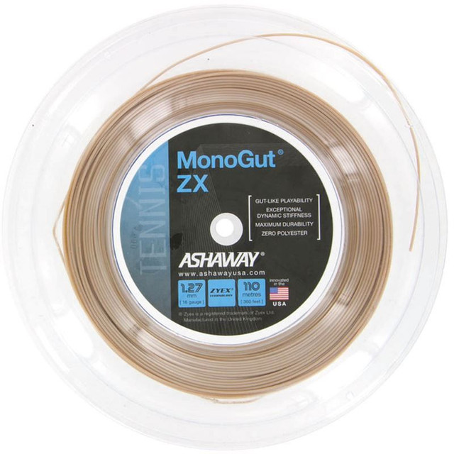Ashaway Monogut Zx 16G REEL (360 ft.) Tennis String