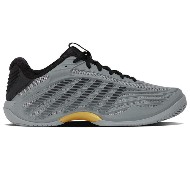 K Swiss Hypercourt Express 3 Mens Tennis Shoe - Ultimate Gray/Moonless Night/Gold