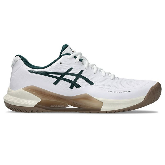 Asics Gel Challenger 14 Mens Tennis Shoe - White/Saxon Green