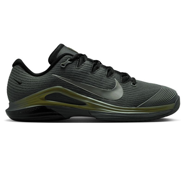 Nike Zoom Vapor 12 Premium Mens Tennis Shoe - Camo Green/Pure Platinum/Metallic Gold/Black