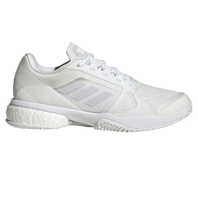 adidas Avaluxe Womens Tennis Shoe - White/Purple/White