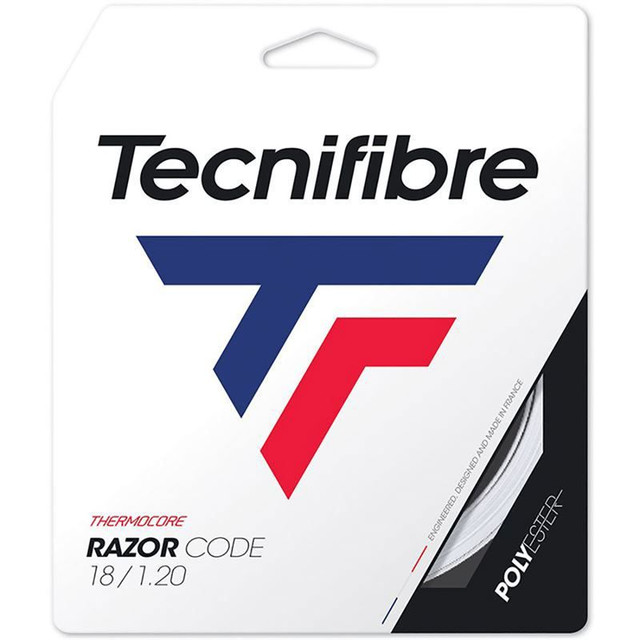 Tecnifibre Razor Code 18G White Tennis String