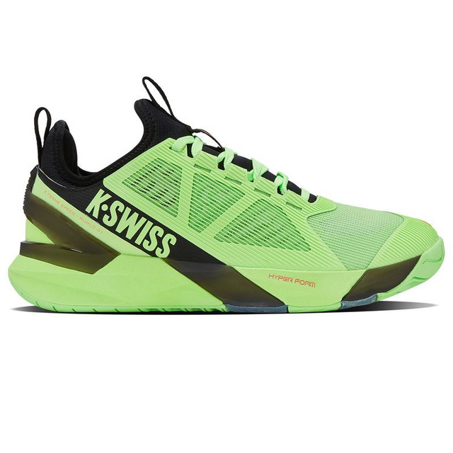 K Swiss K-Frame Speed Rublo Mens Tennis Shoe - Soft Neon Green/Black/Neon Lava