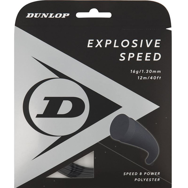 Dunlop Explosive Speed 16G Black Tennis String