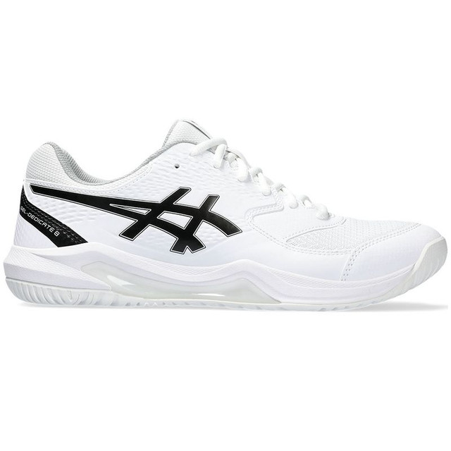 Asics Gel Dedicate 8 Mens Tennis Shoe - White/Black