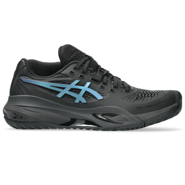 Asics Gel Resolution X Night Energy Womens Tennis Shoe - Black/Prism Blue