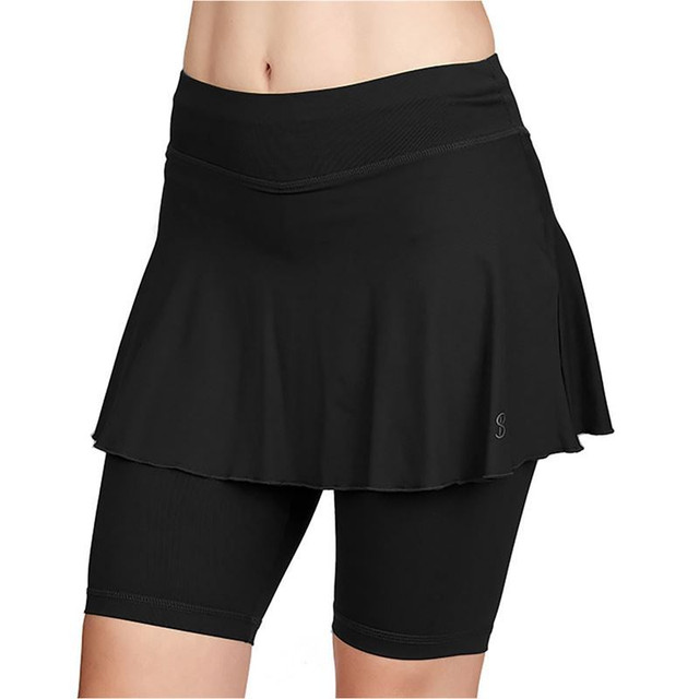 Sofibella UV Staples Jan Bermuda Skirt - Black