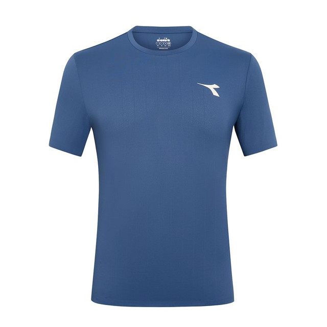 Diadora Icon Short Sleeve Shirt - Ensign Blue