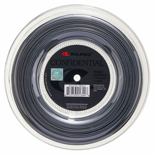 Solinco Confidential 16G (656 ft.) Reel - Charcoal