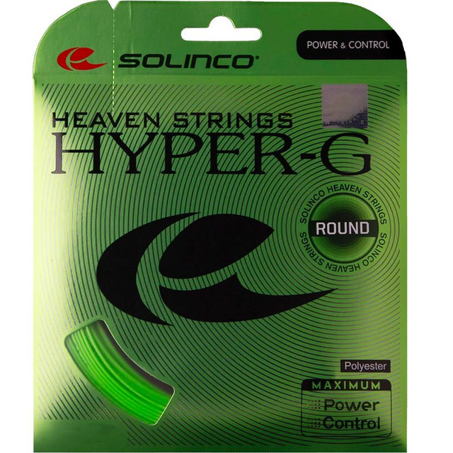 Solinco Hyper-G Round 16G Green Tennis String