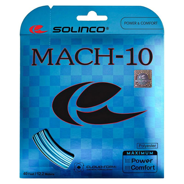 Solinco Mach 10 16G Light Blue Tennis String
