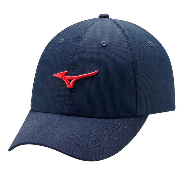 Mizuno Tour Adjustable Hat - Navy/Red