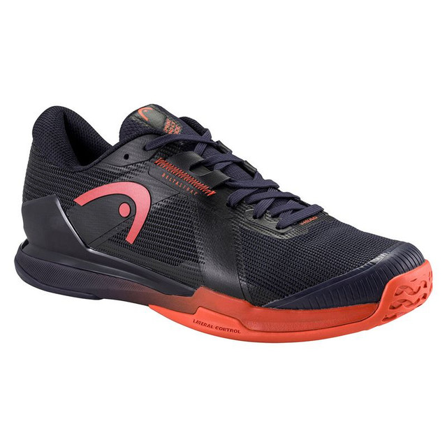 Head Sprint Pro 4.0 Mens WIDE Tennis Shoe - Dark Blue/Red