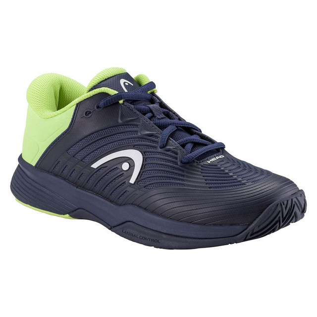 Head Revolt Pro 4.5 Junior Tennis Shoe - Navy/Lime