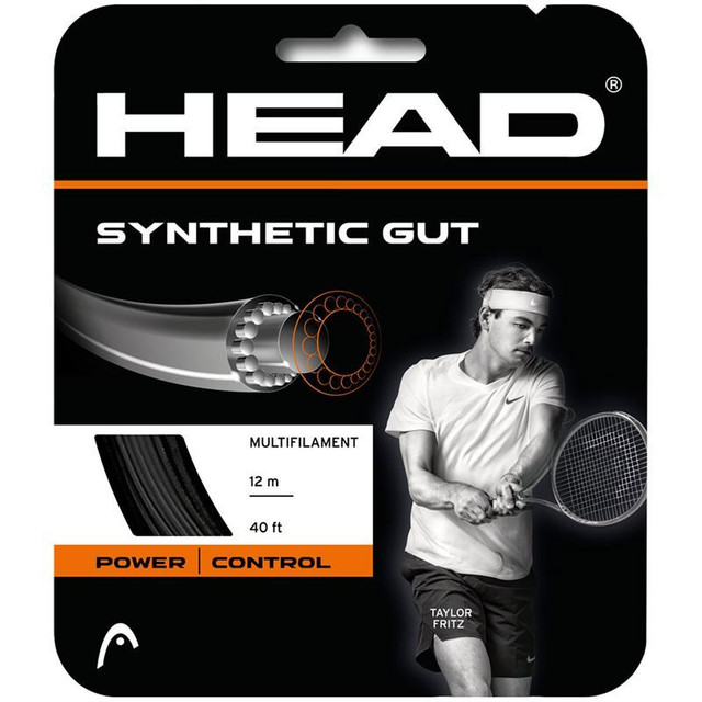 Head Synthetic Gut 16G Black Tennis String