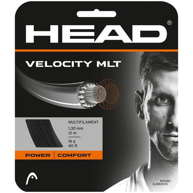 Head Velocity MLT 16G Black Tennis String