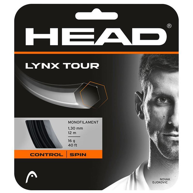 Head Lynx Tour 16G Black Tennis String