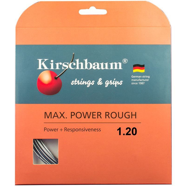 Kirschbaum Max Power Rough 18G (1.20mm) Silver Tennis String
