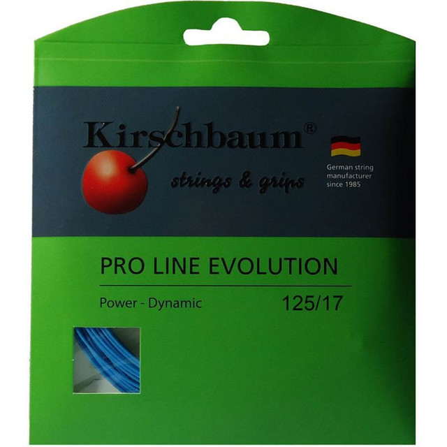 Kirschbaum Pro Line Evolution 17G (1.25mm) Blue Tennis String