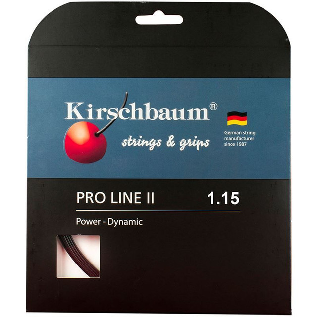 Kirschbaum Pro Line No. II 18L (1.15mm) Black Tennis String