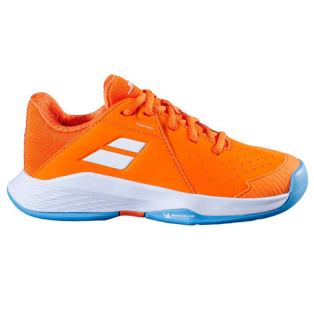 Babolat Propulse 3 All Court Junior Tennis Shoe - Orange Peel/White