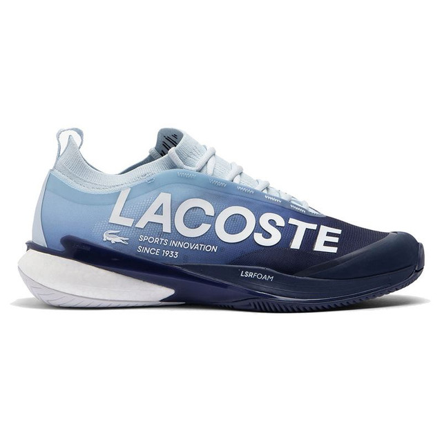 Lacoste AG-LT25 Lite Womens Tennis Shoe - Light Blue/Dark Blue
