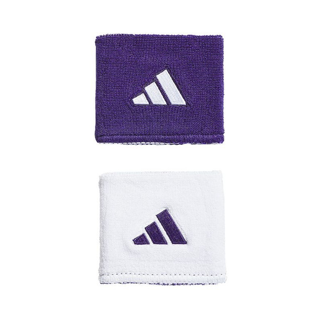 adidas Interval Reversible 2.0 Wristbands - Team Collegiate Purple/White