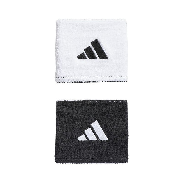 adidas Interval Reversible 2.0 Wristbands - White/Black