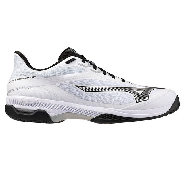 Mizuno Wave Exceed Court Mens Tennis Shoe - White/Black