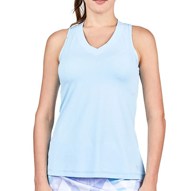 Sofibella UV Colors Racerback Tank - Cloud