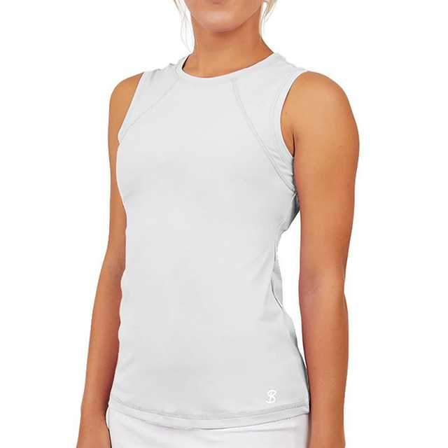 Sofibella UV Colors Sleeveless Top - White