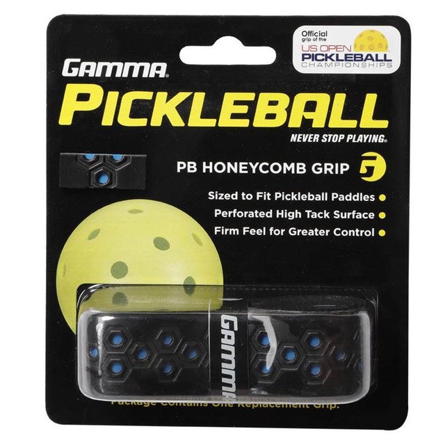 Gamma Honeycomb PB Replacement Grip - Black/Blue