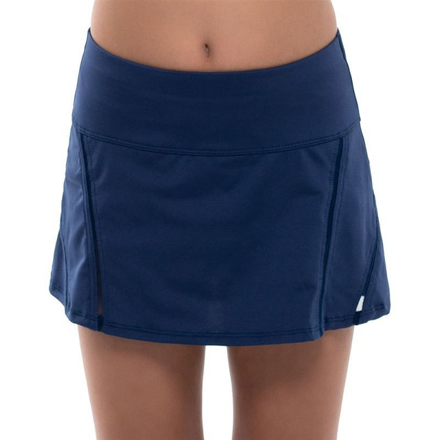 Lucky in Love Girls Core Mini Inline Skirt - Navy