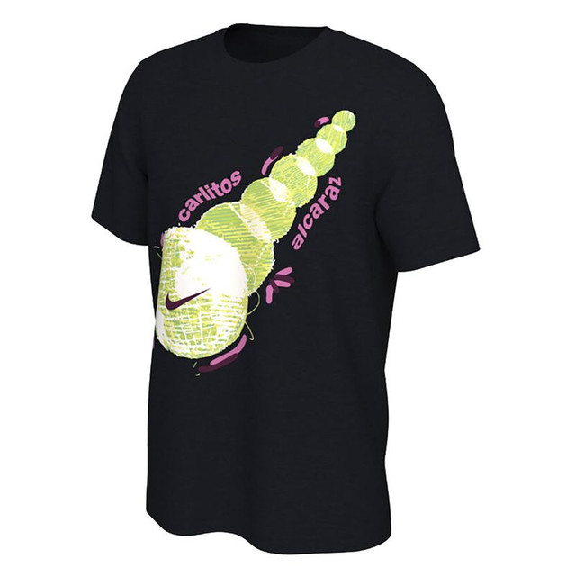 Nike Court Carlos Alcaraz Boys Tee - Black