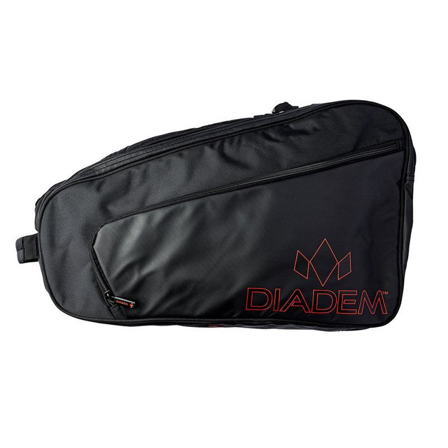 Diadem Tour V2 Pickleball Paddle Bag - Black/Red