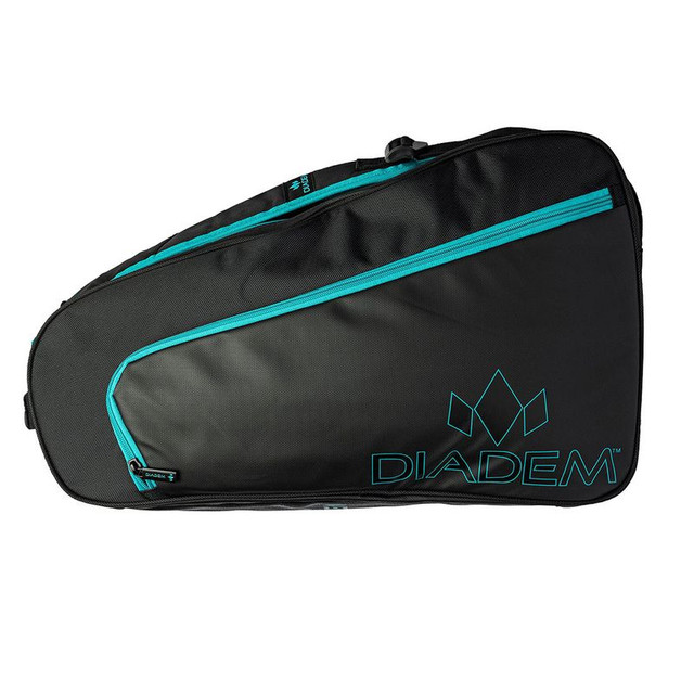 Diadem Tour V2 Pickleball Paddle Bag - Black/Teal