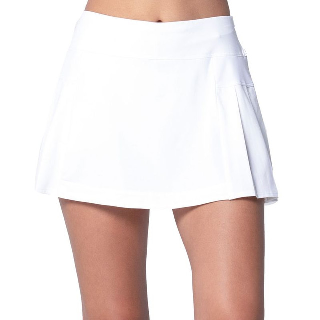 Lucky in Love Team Pleated Skirt - White