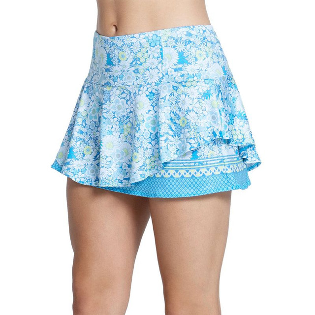 Lucky in Love Novelty Spring Blossom Skirt - Parrot