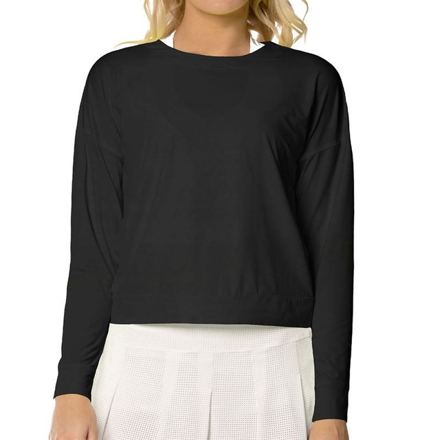 Lucky in Love L UV Hype Long Sleeve Top - Black