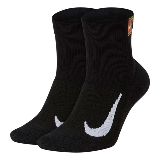 Nike Court Multiplier Max Quarter Ankle Sock (2 pairs) - Black
