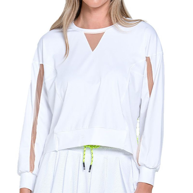 Lucky in Love Essentials Be Tulle Throw Over - White