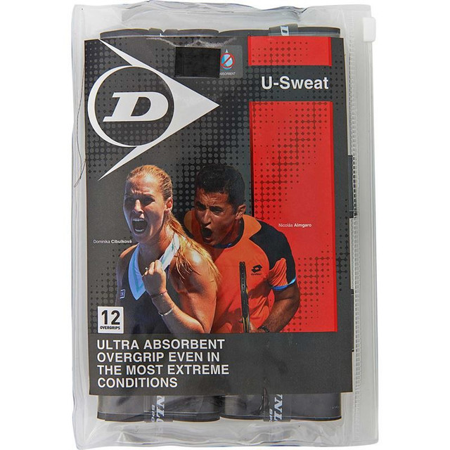 Dunlop U Sweat Tennis Overgrip 12 Pack