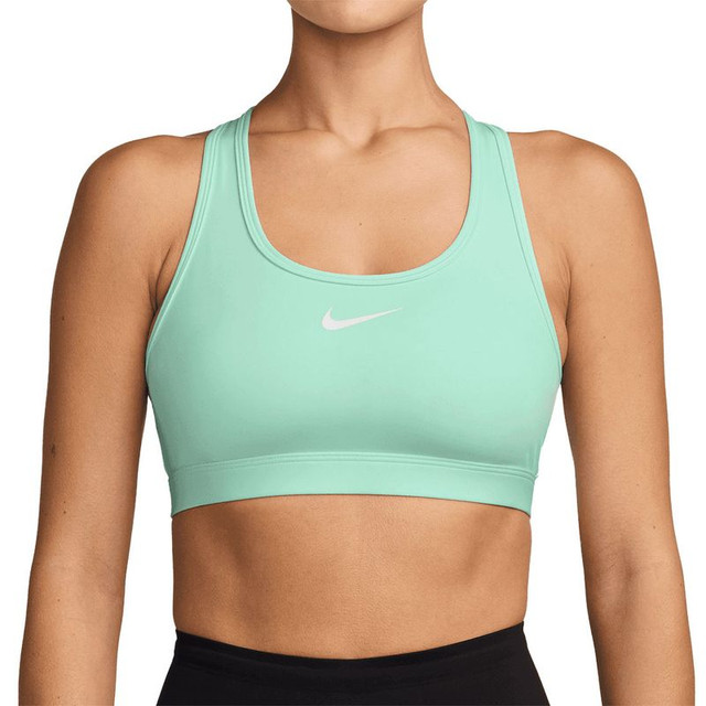 Nike Swoosh Medium Support Bra - Mint Foam/White