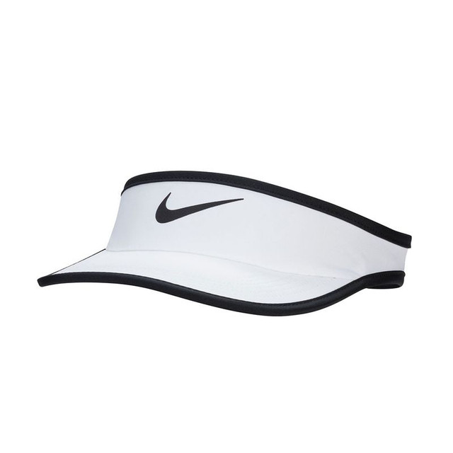 Nike Dri Fit Ace Kids Visor - White/Black