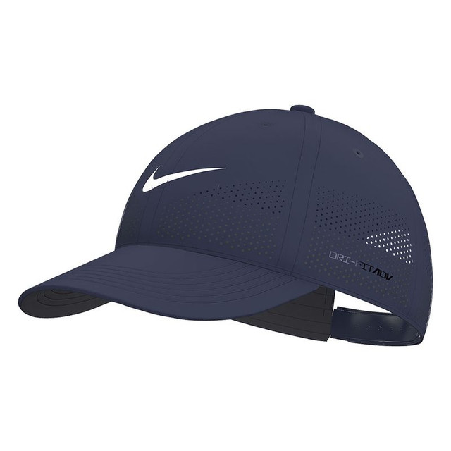 Nike Dri Fit Advantage Club Hat - Midnight Navy/White