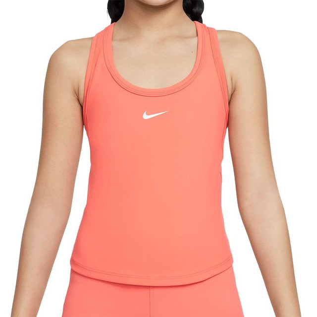 Nike One Girls Tank Top - Magic Ember/White